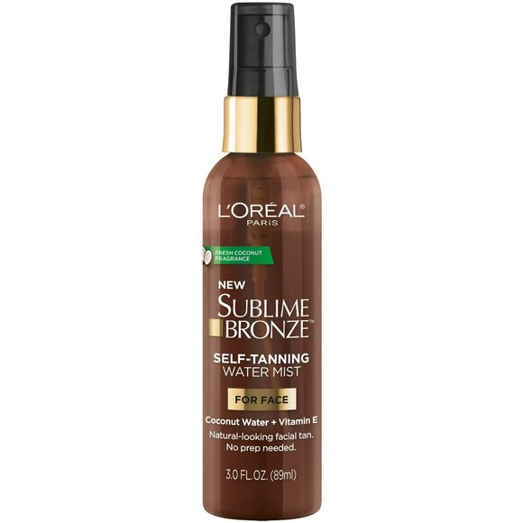 L'Oreal Paris Sublime Bronze Self-Tanning Facial Water Mist, 3 fl oz - Picture 1 of 6